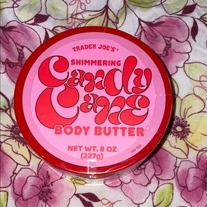 Trader Joe's Shimmering Candy Cane Body Butter